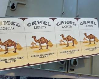 Cigarette pack displays. HiBid link: https://modestlambestatesales.hibid.com/