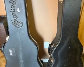 Guitar cases. Excelsior. CF Martin. HiBid link: https://modestlambestatesales.hibid.com/