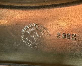 Cruet. Plated. HiBid link: https://modestlambestatesales.hibid.com/