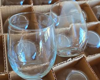 3 Huge boxes of Luminarc Aurora Glasses, Over 30 in each box