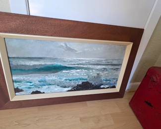 Peter Hayward Oil on Canvas Original Hawaiian Seascape art