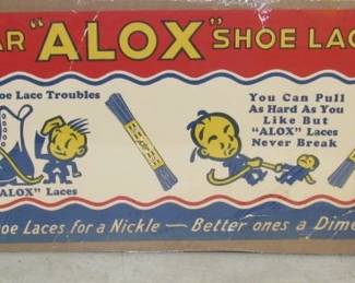 ALOX Paper Advertising Sign