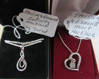 Sterling & Diamond Necklaces