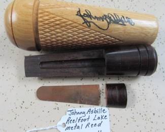 Johnny Asbille Reelfoot Lake Metal Reed Duck Call