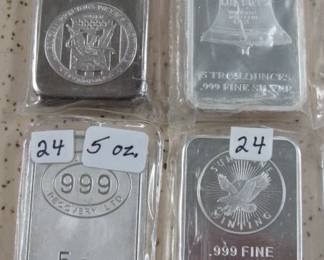 5 oz. Silver Bars