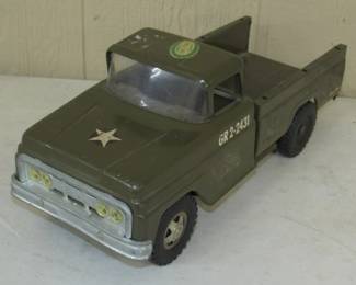 1950's - 1960's Tonka Toys Army Truck