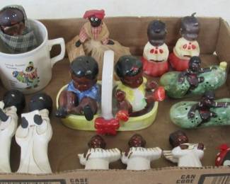 Black Art Salt & Pepper Shakers & Other Collectibles