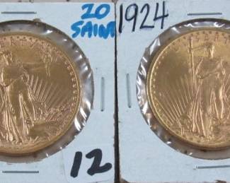 $20.00 Gold Coins