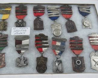 1950's Shooting Medals