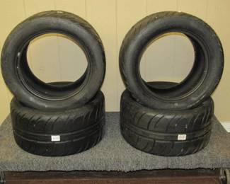 Set of 4 New Race Car Tires - Size: 250/50R15