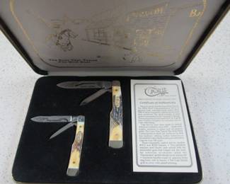 1989 Case XX The Guns That Tamed The Wild West Knife Set