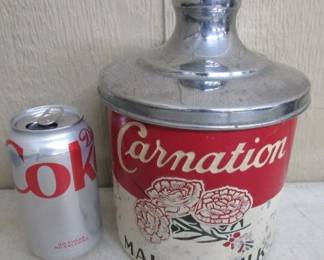 1930's Carnation Malted Milk Can