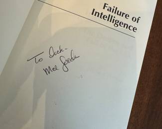 "Failure of Intelligence" Autographed by Melvin A. Goodman