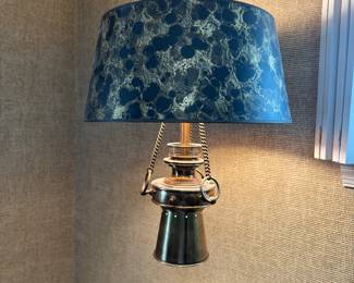 Vintage Hanging Brass Lamp 