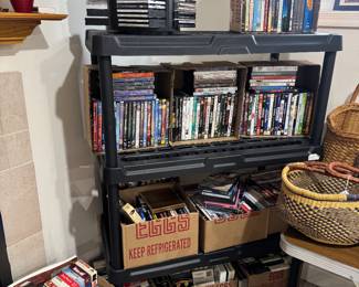 Large Collection of DVD's & CD's