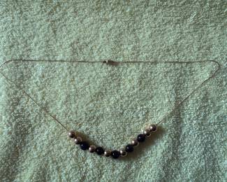 14K Gold Beaded Necklace