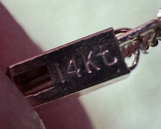 14K Gold Beaded Necklace