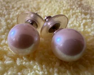 14K Gold with Pearl Earrings