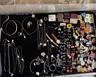 Collection of Gold, Silver & Costume Jewelry