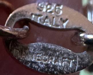 Sterling Silver Necklace with 18K Gold Incan Cross Pendant