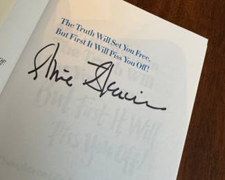 "The Truth Will Set You Free, But First It Will Piss You Off" Autographed by Gloria Steinem