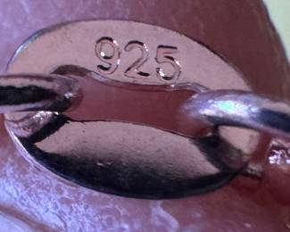 Sterling Silver Necklace with Atoll Pendant 