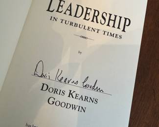 "Leadership in Turbulent Times" Autographed by Doris Kearns Goodwin