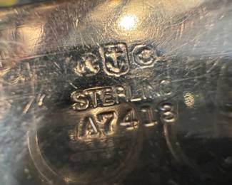 Sterling Silver Basket & Sterling Silver Condiment Set