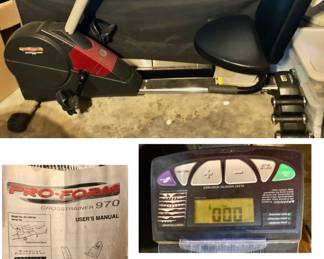 *PRE-SALE ProForm Cross Trainer 970, Recumbent Hybrid Trainer with Hand Weights and Manual. Completely Adjustable. In Garage / Easy Exit $75