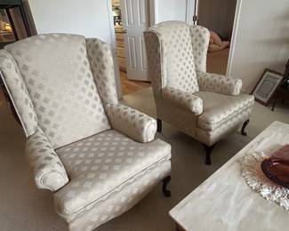 Wingback chairs