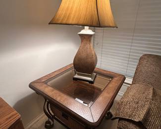 End tables, lamps