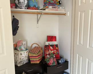 Games, toys, storage, dominoes, gift wrap