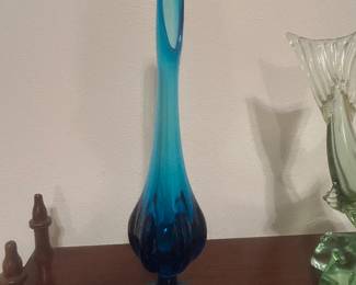 Swung glass vase, Viking 