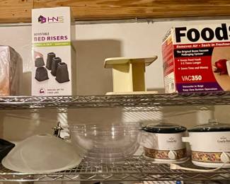 FOODSAVER, MEAT SLICER, CROCK POTS