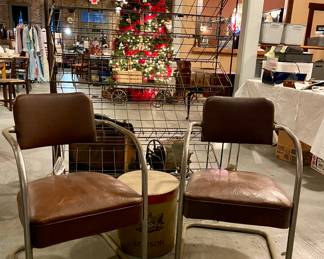 MCM KEM WEBER STYLE BAUHAUS CANTILEVER CHAIRS FROM SPANIHEL & SONS DRY GOODS