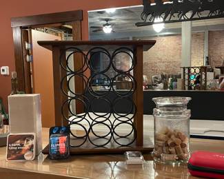 WINE RACK, BARWARE