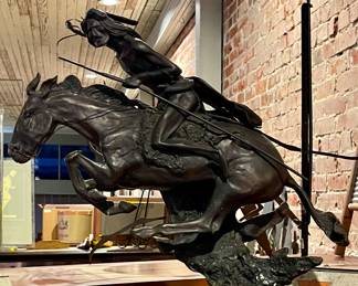 FREDERIC REMINGTON “CHEYENNE” BRONZE SCULPTURE