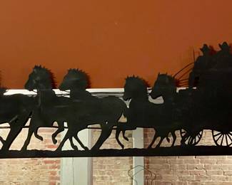 METAL WAGON CUTOUT BY MCCLOUD