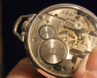 1940s Girard-Perregaux Shell Oil Pocket Watch