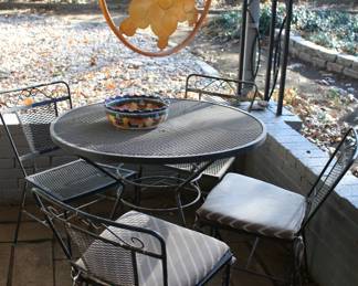 Wrought Iron Bistro Set