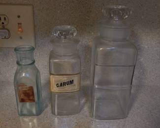 Vintage Pharmacy Jars
