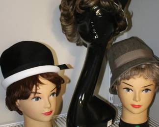 Vintage Hats & Mannequin Heads