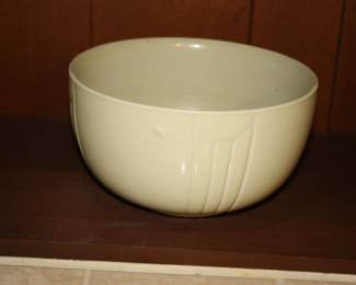 Antique Hall Pottery Mixing Bowl