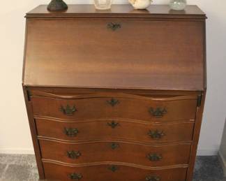 Antique Chippendale Style Secretary Desk