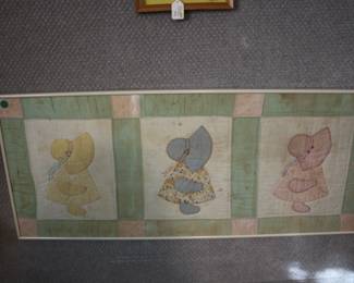 Framed Sunbonnet Sue Panel