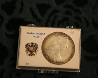 Restrike Maria Theresa Taler Silver Coin