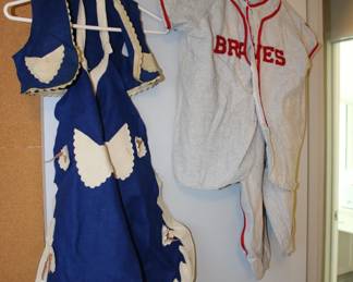 1950s Boys Cowboy Costume, Wool Little League Uniform