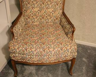  French Style Bergère Lounge Chair