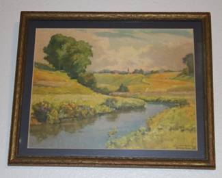 Vintage Watercolor Print