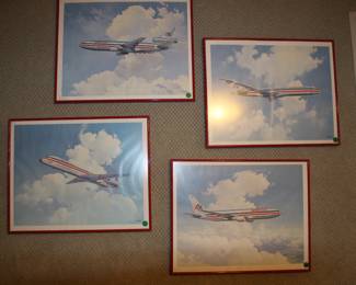 American Airlines Bob Cunningham Prints